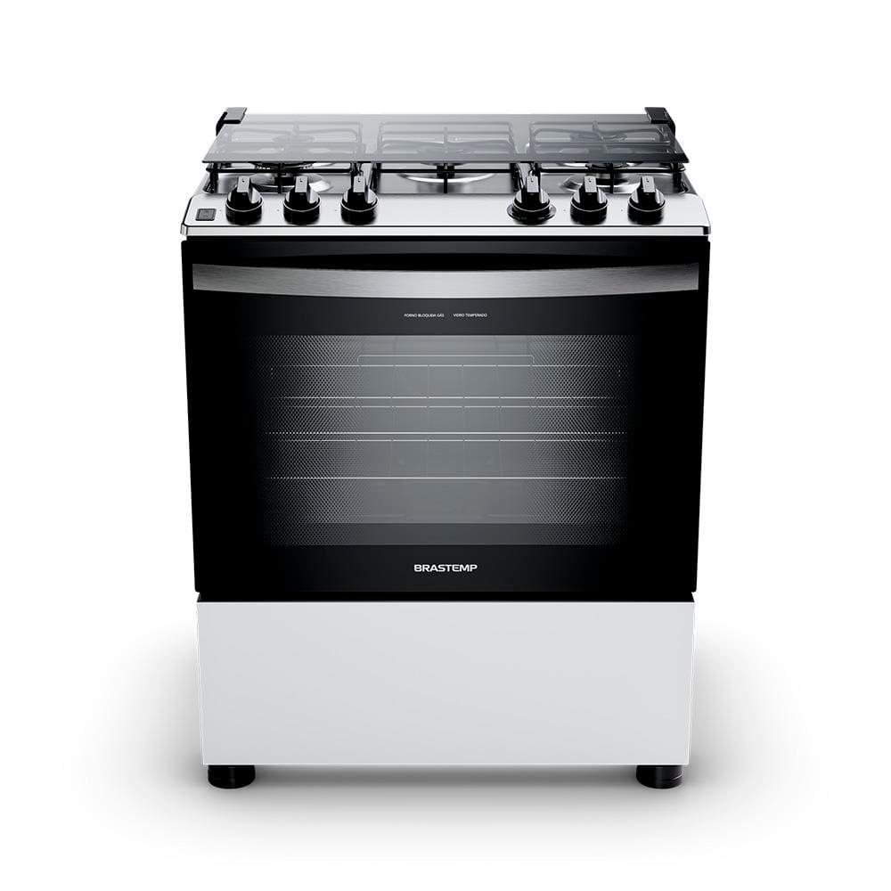 Fogão 5 Bocas Brastemp BFS5NDB Forno 96L Queimadores Rápidos Bivolt Branco - 4
