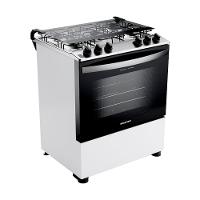 Fogão 5 Bocas Brastemp BFS5NDB Forno 96L Queimadores Rápidos Bivolt Branco - 1