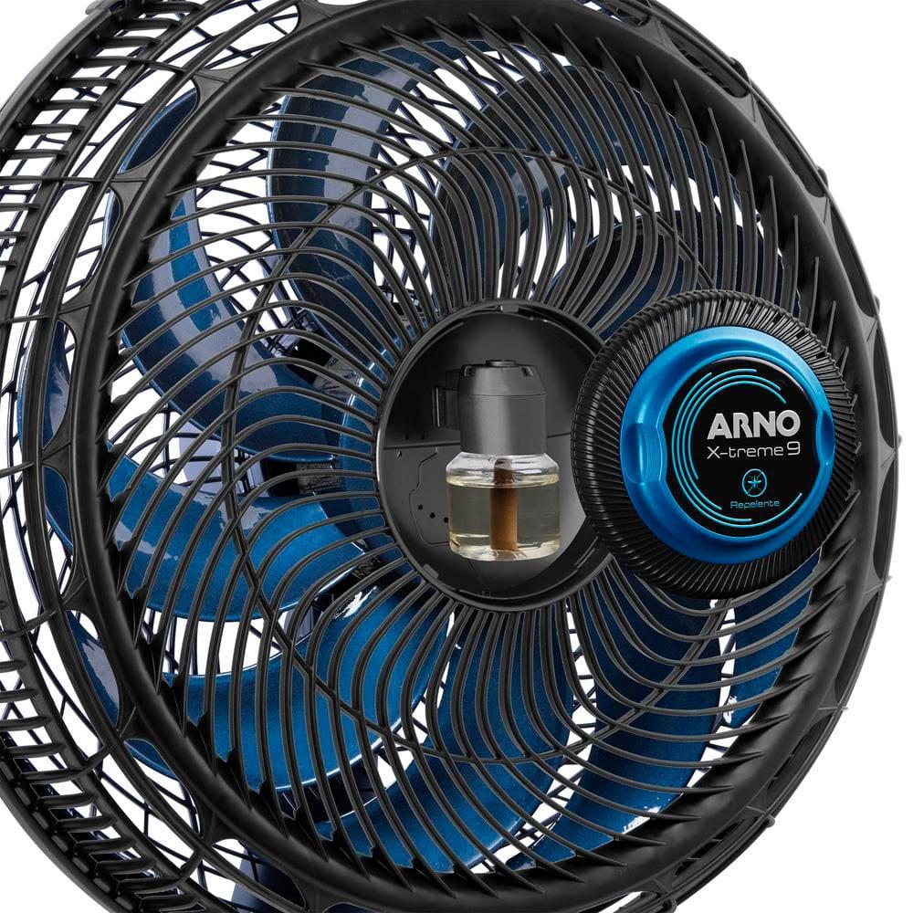 Ventilador de Mesa Arno XTREEM VE95 40cm com 9 pás e 3 velocidades e 160W - Preto / Azul - 2