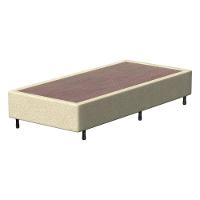 Base Box de Solteiro Probel Arezzo Revestido em Tecido Jacquard 30x188x88cm – Bege - 1