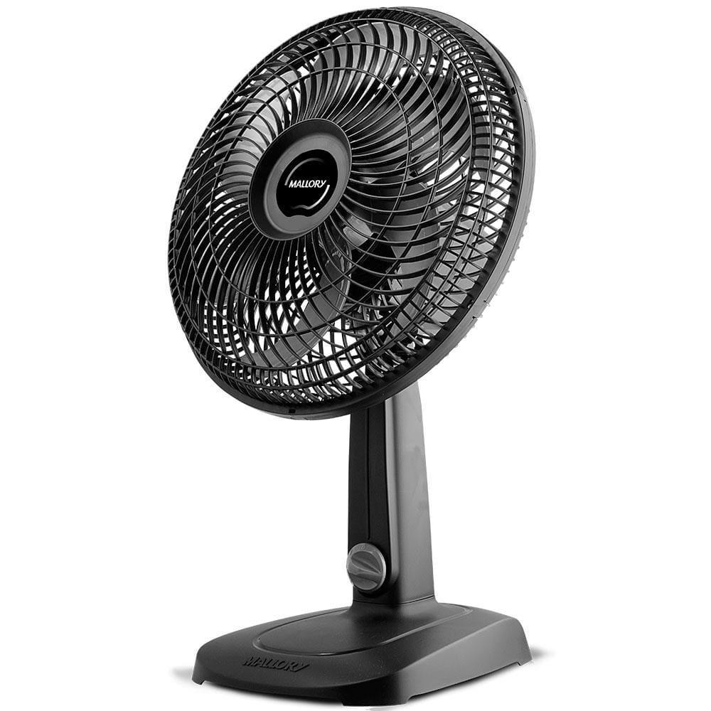 Ventilador de Mesa 30 cm Mallory Turbo Compact - Preto/Grafite - 2