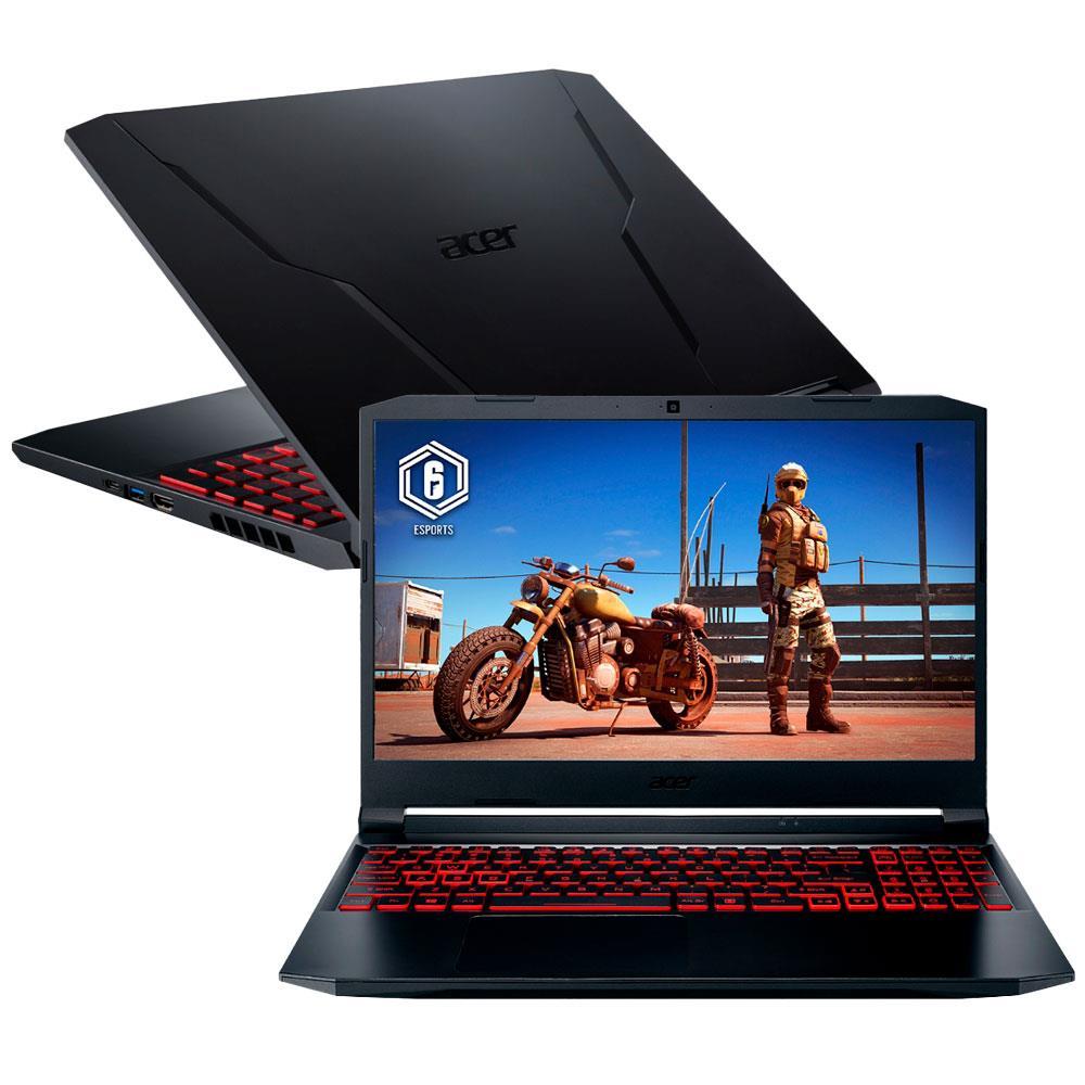 Notebook Gamer Acer Nitro 5 Core i5-11400H 8GB 512GB SSD Tela 15.6” IPS Full HD 144Hz Linux Gutta AN515-57-57XQ - 1