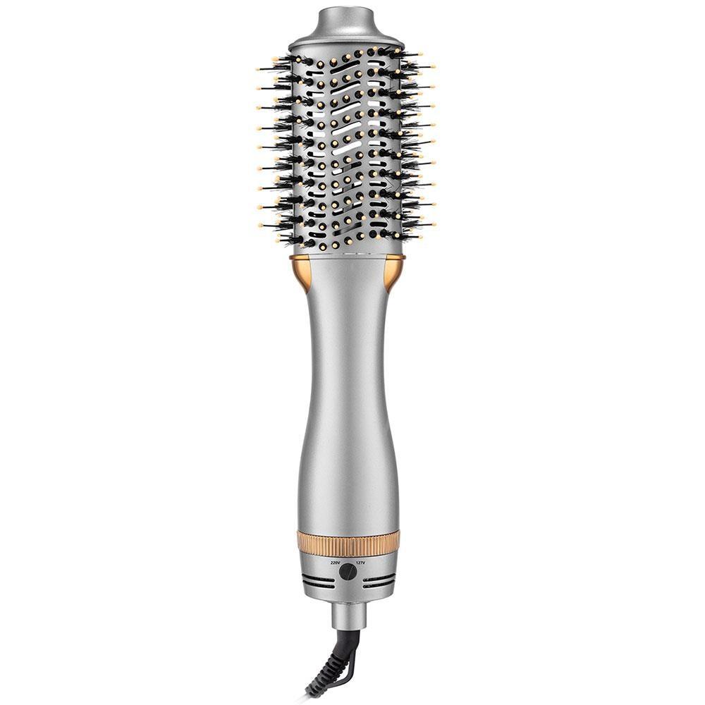 Escova Secadora Britânia Compact BES33SD com Cabo Giratório 1300W Bivolt - Prata e Dourada - 2