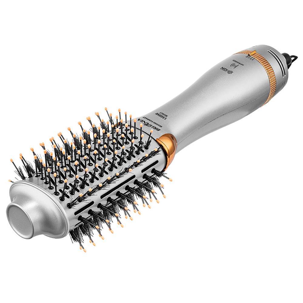 Escova Secadora Britânia Compact BES33SD com Cabo Giratório 1300W Bivolt - Prata e Dourada - 6