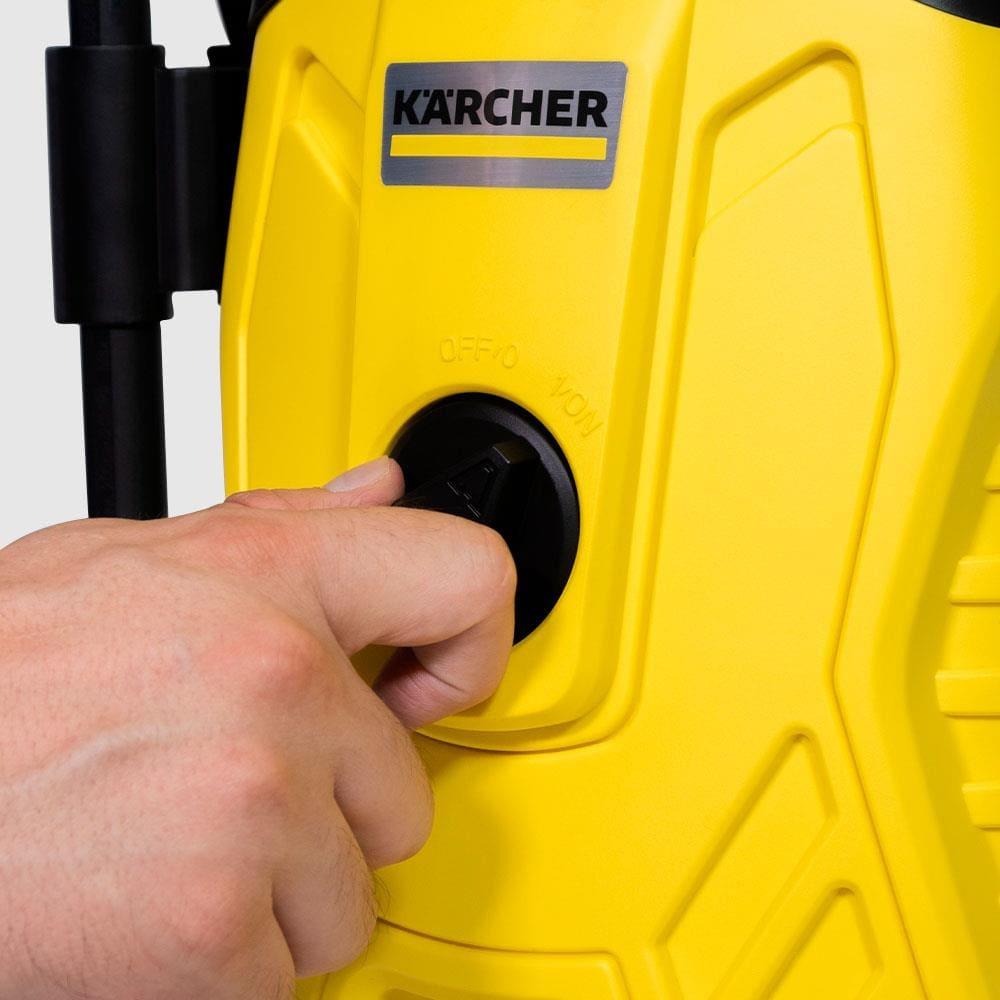 Lavadora de Alta Pressão Karcher Compacta 1500 PSI/Libras 1400W 300L/h com Aplicador de Detergente e Lança Regulável - 6