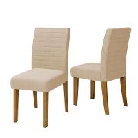 Mesa de Jantar Retangular Dobuê Creta Light 180x90cm com 6 Cadeiras Estofadas Revestidas em Tecido Veloplus - 10