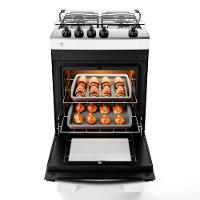 Fogão Atlas 4 Bocas Agile Up com Mesa de Inox, Grade Dupla no Forno e Acendimento automático Bivolt - Branco - 5