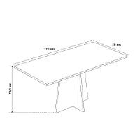Mesa de Jantar Retangular Viero Vivere com 4 Cadeiras Roma Estofadas e Revestidas - 5