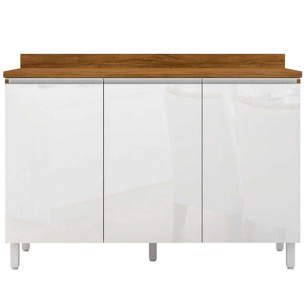 Cozinha Completa Bartira Amazonita com 7 Portas e 3 Prateleiras - 280cm de largura - 6