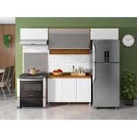 Cozinha Completa Bartira Amazonita com 7 Portas e 3 Prateleiras - 280cm de largura - 1