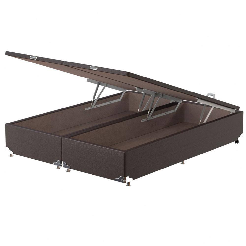Cama Box Queen Size Probel Guarda Costas Próintense DF Espuma D33 68 x 158 x 198cm - Bege/Marrom - 5