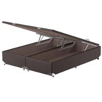 Cama Box Queen Size Probel Guarda Costas Próintense DF Espuma D33 68 x 158 x 198cm - Bege/Marrom - 5