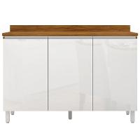 Cozinha Completa Bartira Amazonita com 7 Portas, 1 Gaveta e 4 Prateleiras - 280cm de largura - 7