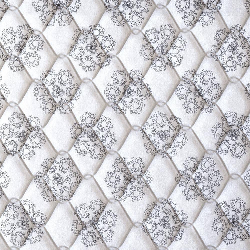 Cama Box de Solteiro Probel Guarda Costas Espuma D23 52x88x188cm - Branco/Preto - 7