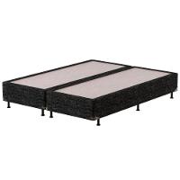 Cama Box Queen Size Probel Guarda Costas Premium Extra Firme Espuma D20, 28 e 33 60x158x198cm - Branco/Preto - 9