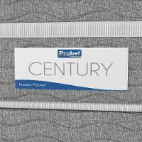 Cama Box King Size Probel Century D28 com Molas Ensacadas e Pillow Euro 70x193x203cm - Branco/Cinza - 9