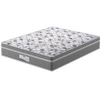 Cama Box Queen Size Probel Century D28 com Molas Ensacadas e Pillow Euro 70x158x198cm - Branco/Cinza - 3