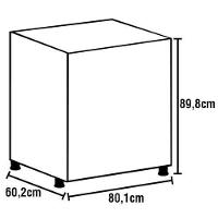 Cozinha Compacta Bartira Rubi com 6 Portas e 3 Prateleiras 160cm de Largura - 7