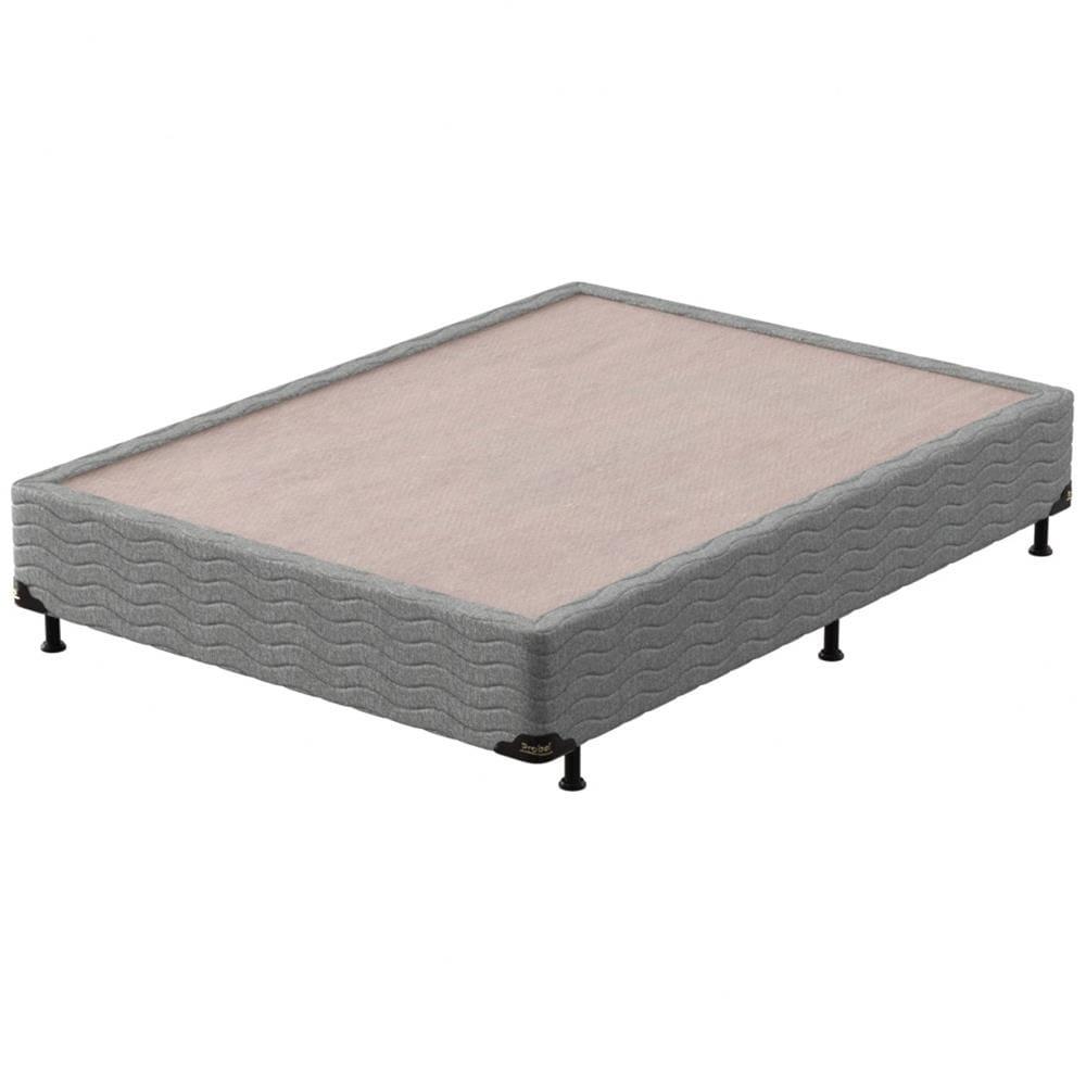 Cama Box de Casal Probel Century D28 com Molas Ensacadas e Pillow Euro 70x138x188cm - Branco/Cinza - 4