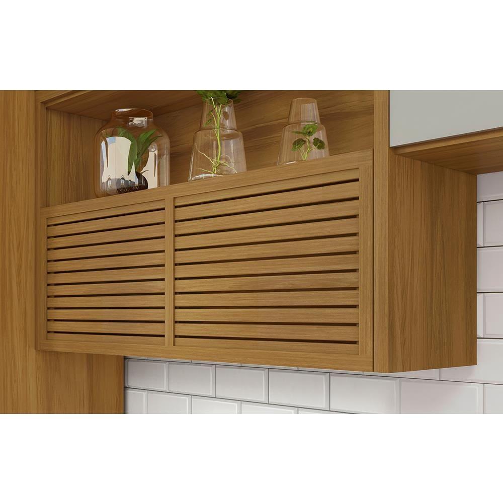 Cozinha Compacta Nesher Princesa com 5 Portas 5 Gavetas e 11 Prateleiras - 264cm de largura - 6