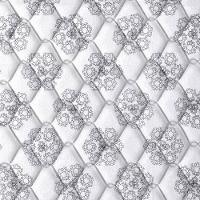 Cama Box de Casal Probel Village D28 com Molas Ensacadas e Pillow Euro 68x138x188cm - Branco/Preto - 8