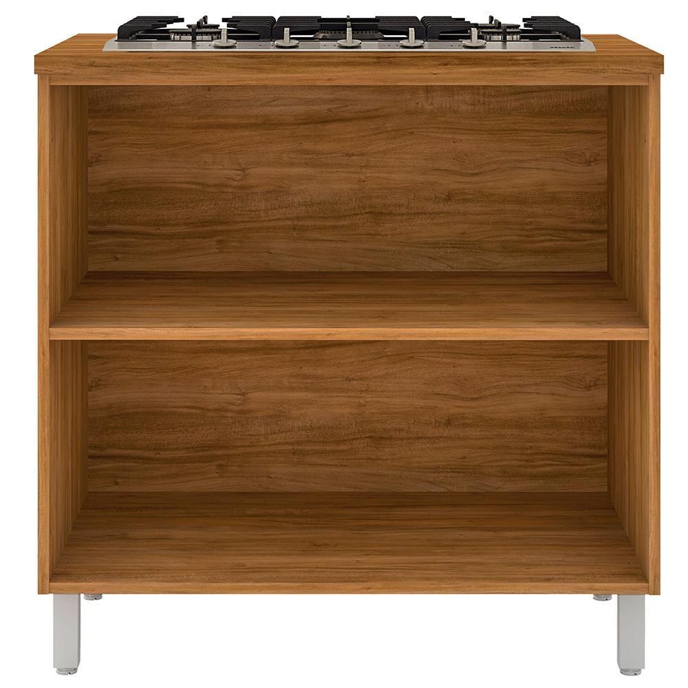 Cozinha Completa Bartira Amazonita com 9 Portas, 4 Gavetas e 7 Prateleiras - 271,2cm de largura - 9