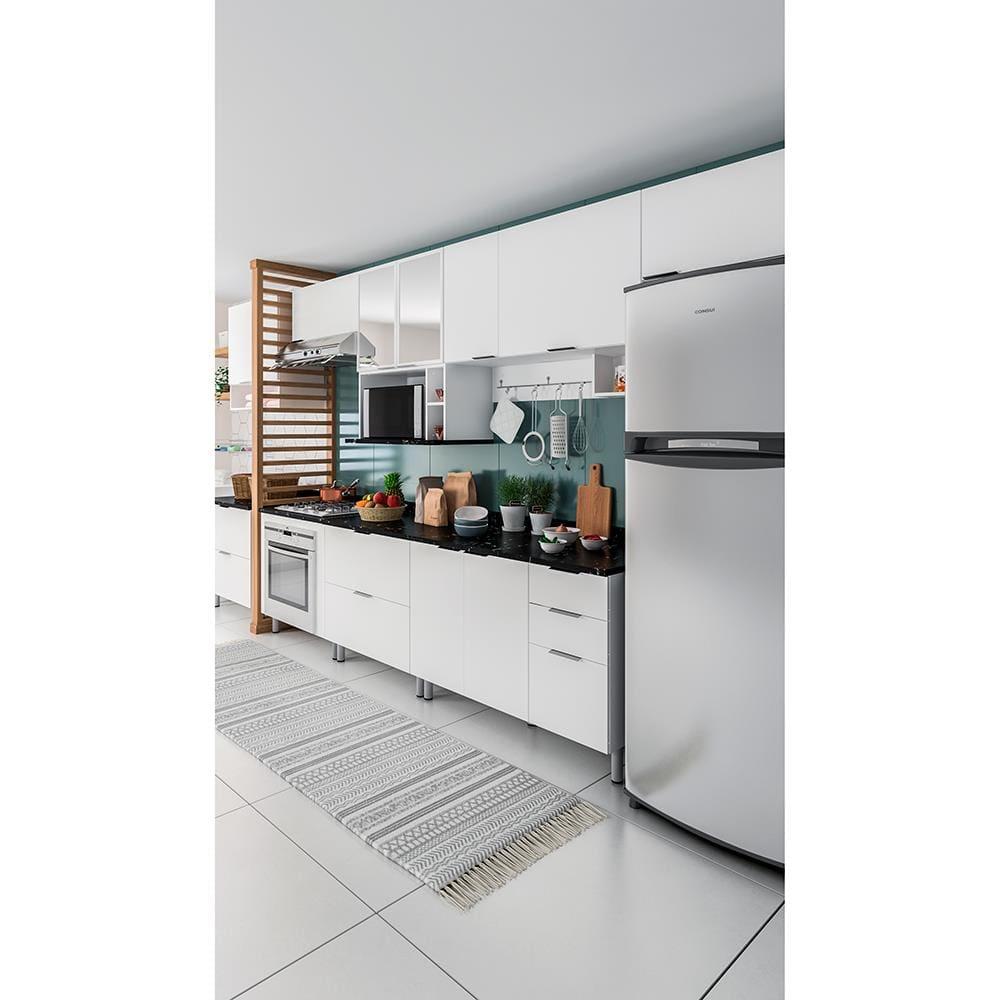 Cozinha Completa Bartira Rubi com 8 Portas, 5 Gavetas e 5 Prateleiras - 360,1cm de largura - 2