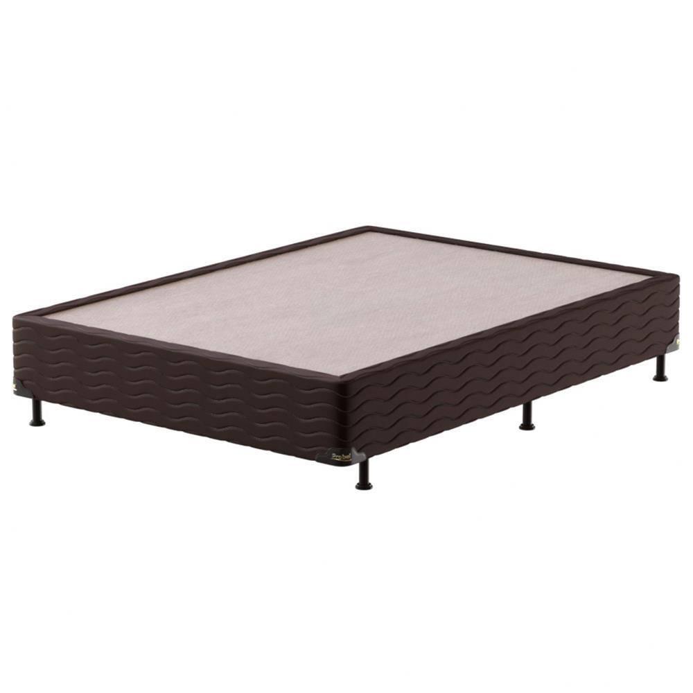 Cama Box Casal Probel Nevada com Euro Pillow e Molas Ensacadas 64x138x188 cm - Bege/Marrom - 8