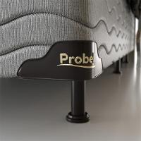 Cama Box Queen Size Probel Alabama com Euro Pillow e Molas Ensacadas 68x158x198 cm - Branco/Cinza - 7