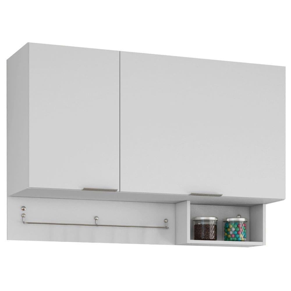 Cozinha Completa Bartira Rubi com 9 Portas, 3 Gavetas e 5 Prateleiras - 280cm de largura - 4