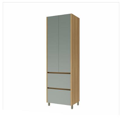 Paneleiro Nesher Rainha 70cm MDF 15mm com 2 Portas, 2 Gavetas e 3 Prateleiras