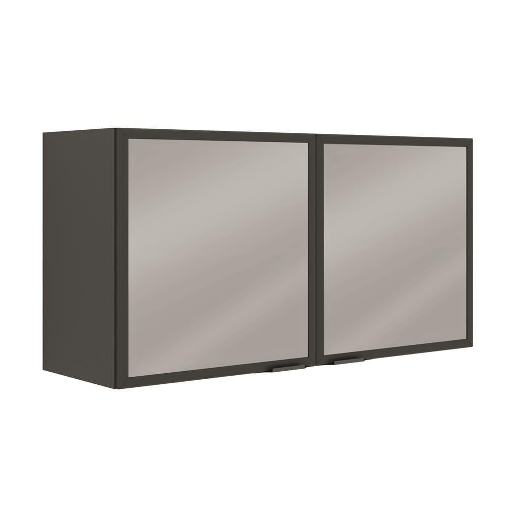 Cozinha Completa Bartira Linea com 6 Portas, 3 Gavetas, Portas de Vidro e Nicho - 260 cm de Largura - 8