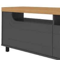 Rack Artely Mercury com 2 Portas e 1 Gaveta, 200 cm de Largura, Ideal para TV de até 75" - 6