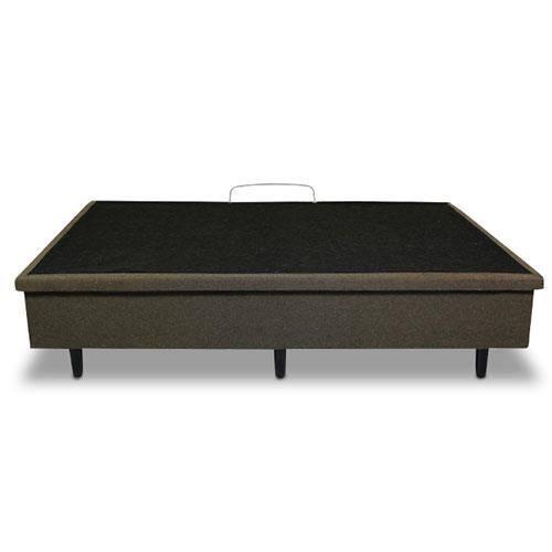 Colchão Casal Hellen Van Gogh Espuma D33 + Base Box MGA Lift Cotton com Baú e Pistão à Gás 68x138x188cm - Caqui/Marrom - 8