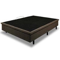 Colchão Casal Hellen Van Gogh Espuma D33 + Base Box MGA Lift Cotton com Baú e Pistão à Gás 68x138x188cm - Caqui/Marrom - 6