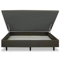 Colchão Casal Hellen Van Gogh Espuma D33 + Base Box MGA Lift Cotton com Baú e Pistão à Gás 68x138x188cm - Caqui/Marrom - 9