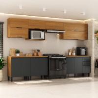 Cozinha Completa Itatiaia Ideale 7 peças com 13 portas, 2 gavetas e 7 prateleiras – 340 cm de largura - 1