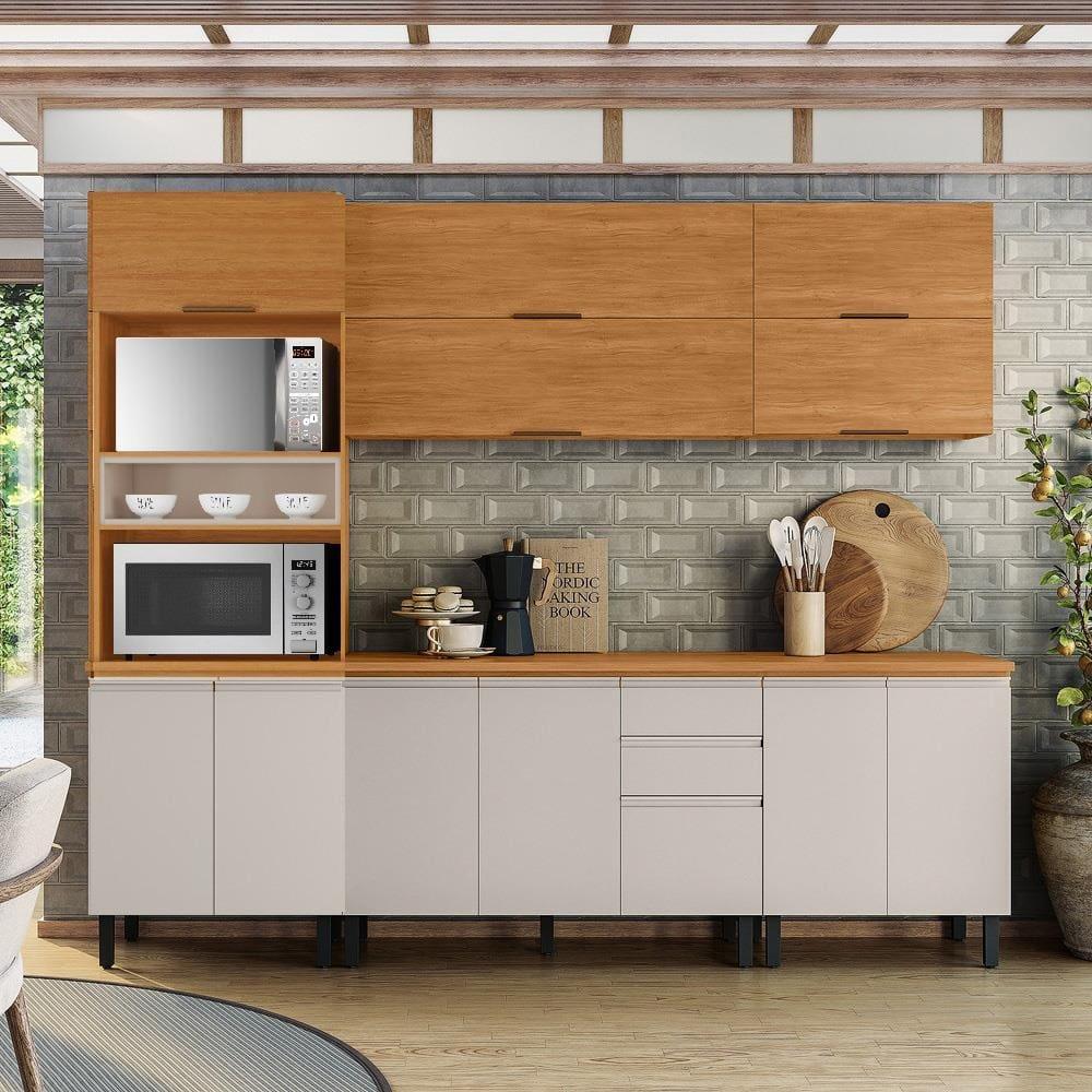 Cozinha Completa Itatiaia Ideale 5 peças com 12 portas, 2 gavetas e 13 prateleiras – 260cm de largura - 1