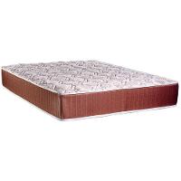 Cama Box Queen Size Luckspuma Granada Maxi com Molas Ensacadas e Pillow Inn 64x158x198cm - Rústico Marrom/Branco - 2