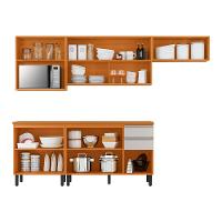 Cozinha Completa Itatiaia Ideale com 9 portas, 2 gavetas e 3 prateleiras com 270 cm de largura - 7