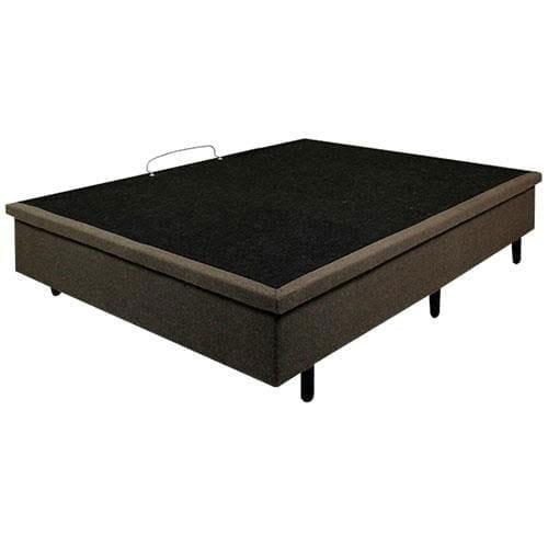 Colchão Casal Umaflex Orleans com Molas Ensacadas + Base Box MGA Lift Cotton com Baú e Pistão à Gás 59x138x188cm - Marrom/Branco - 3