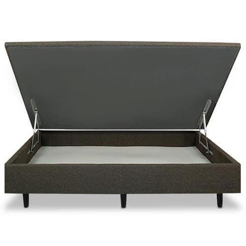 Colchão Casal Umaflex Orleans com Molas Ensacadas + Base Box MGA Lift Cotton com Baú e Pistão à Gás 59x138x188cm - Marrom/Branco - 6