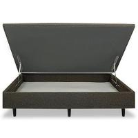 Colchão Casal Umaflex Orleans com Molas Ensacadas + Base Box MGA Lift Cotton com Baú e Pistão à Gás 59x138x188cm - Marrom/Branco - 6