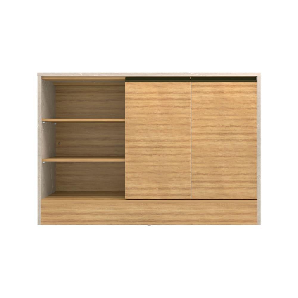 Cozinha Completa Bartira Cristal com 10 Portas, 5 Gavetas, 9 Prateleiras e Bancada Gourmet - 300cm de Largura - 5