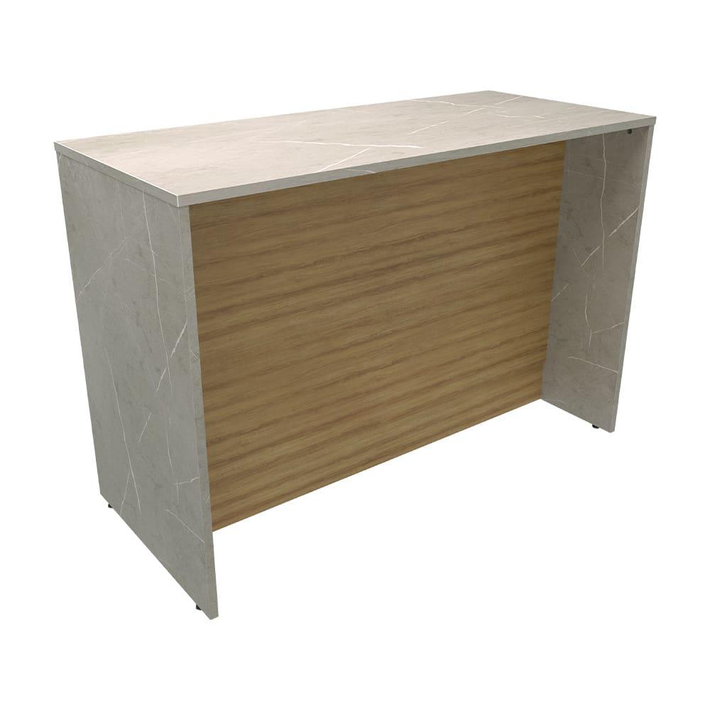 Cozinha Completa Bartira Cristal com 10 Portas, 5 Gavetas, 9 Prateleiras e Bancada Gourmet - 300cm de Largura - 6