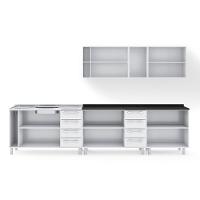 Cozinha Modulada Itatiaia Diamante 5 Peças 11 Portas 8 Gavetas 295cm de Largura - 3