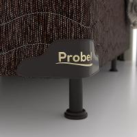 Base Box King Size Probel Century com Revestimento em Tecido Poliéster 38x193x203cm - Marrom - 2