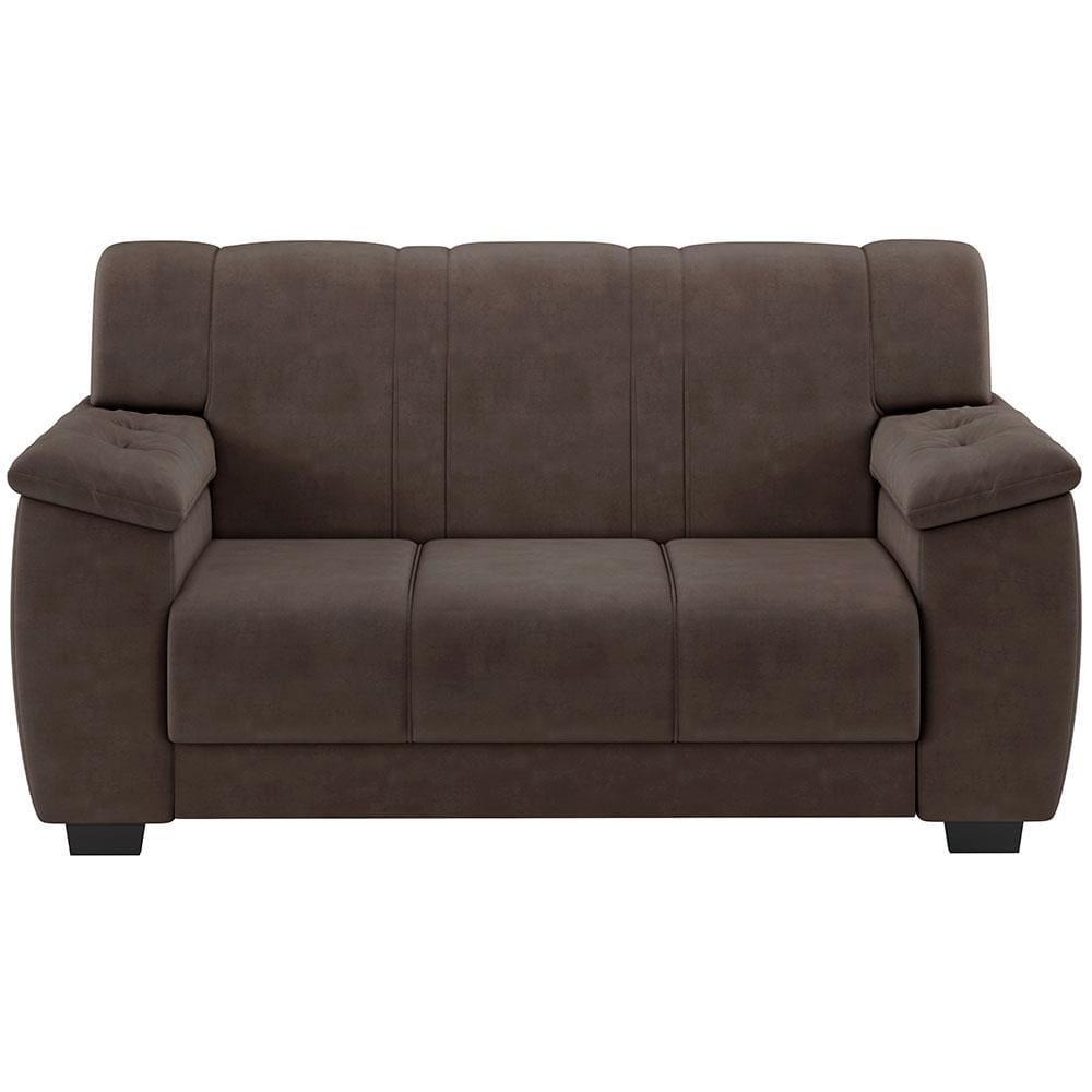 Sofá 3 e 2 Lugares Luizzi Roma II com Revestimento em Veludo - 3