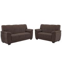 Sofá 3 e 2 Lugares Luizzi Roma II com Revestimento em Veludo - 2