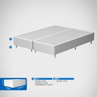 Base Box King Size Probel Village com Revestimento em Tecido Poliéster 38x193x203cm - Preto - 10